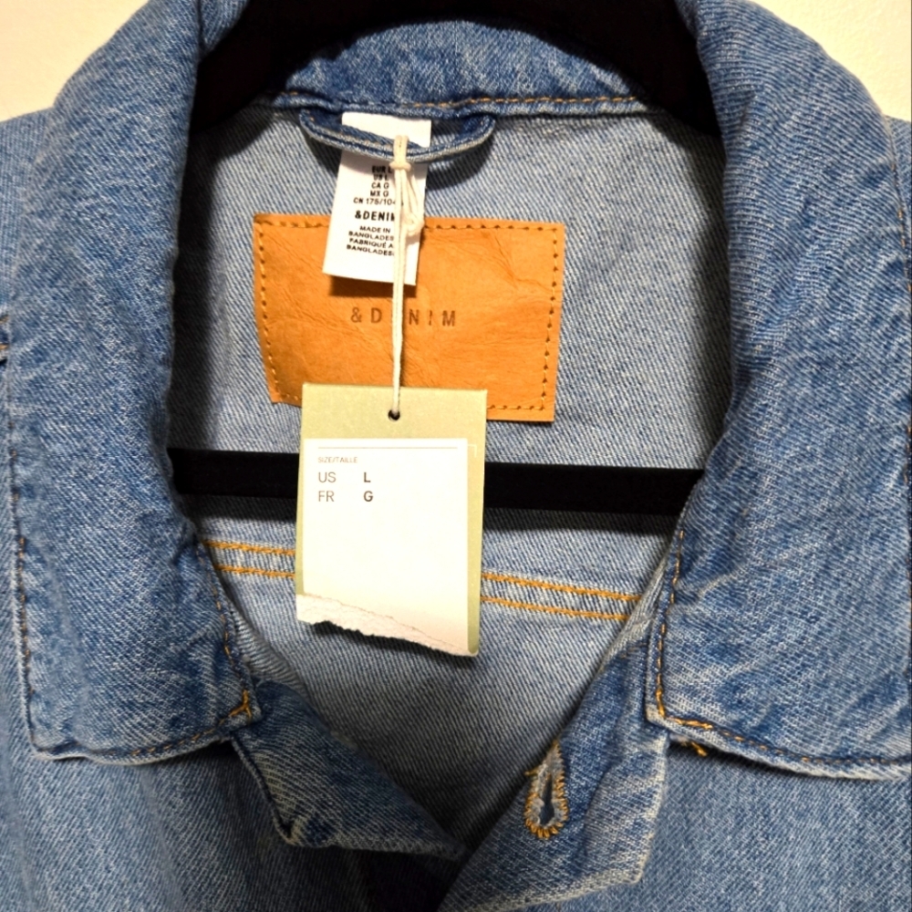 ✨️Brand new Womens H&M denim jacket- Size Large ✨️ - Picture 3 of 3
